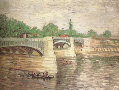 Vincent Van Gogh The Seine with the Pont de la Grande Jatte (nn04) Norge oil painting art